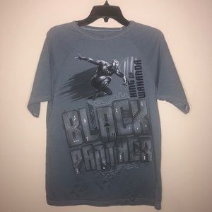 🇺🇸 MARVEL Black Panther Gray T-Shirt, Sz Small